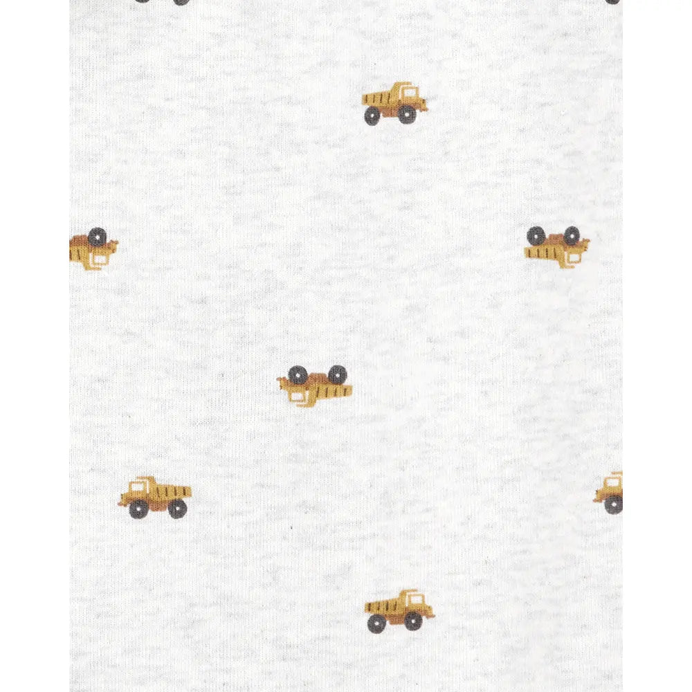 Lot de 5 bodys manches courtes bébé garçon - Chantier