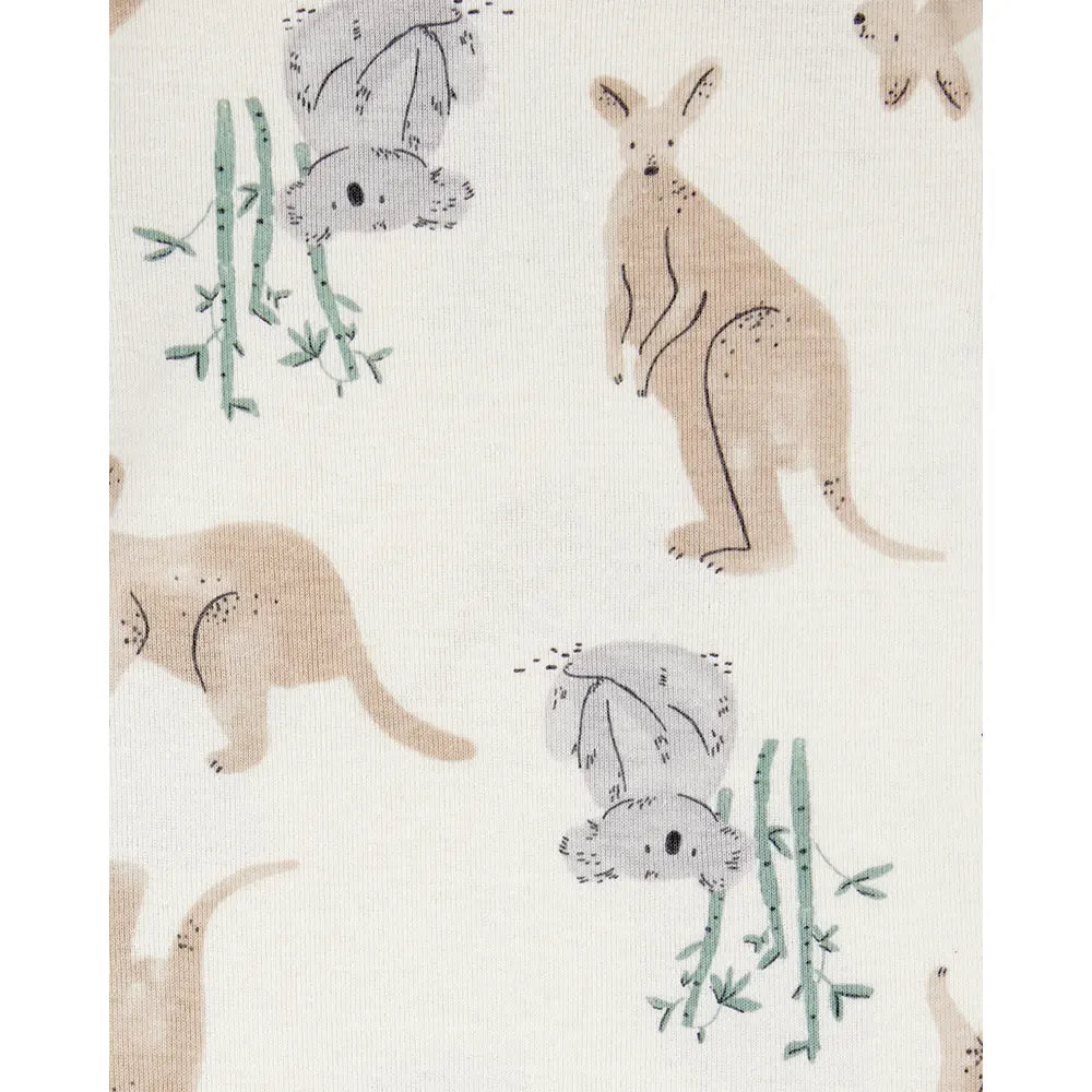 Lot de 5 bodys kangourou bébé garçon - Coton