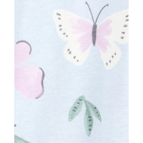 Pyjama dors-bien zippé papillon bébé fille - Coton