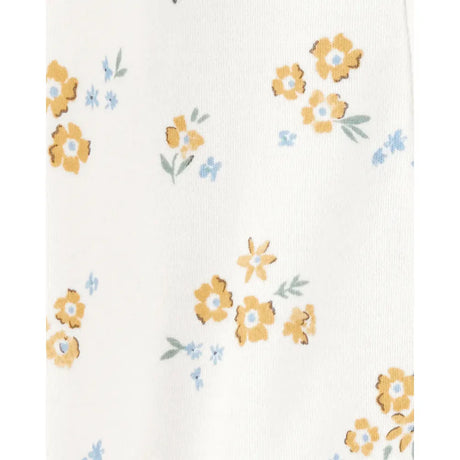 Pyjama dors-bien zippé floral bébé fille - Coton