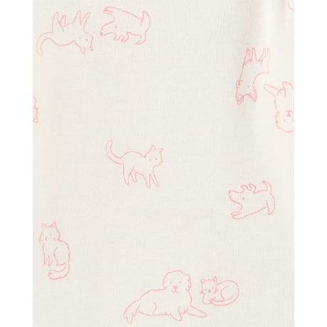 Lot de 4 bodys manches longues chiot bébé fille