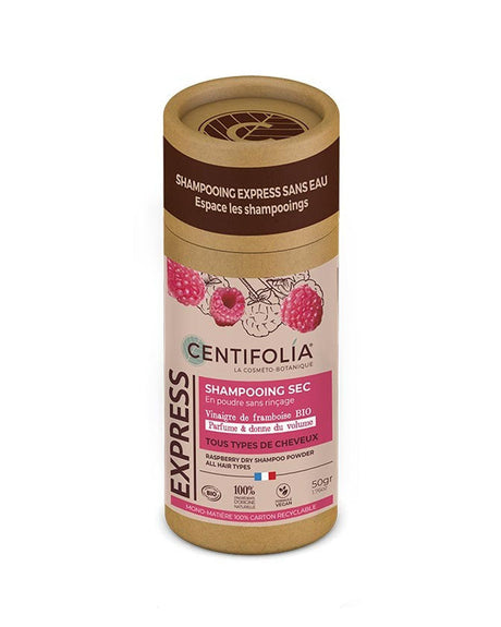 Shampoing Sec Sans Rinçage 50g Centifolia - Framboise