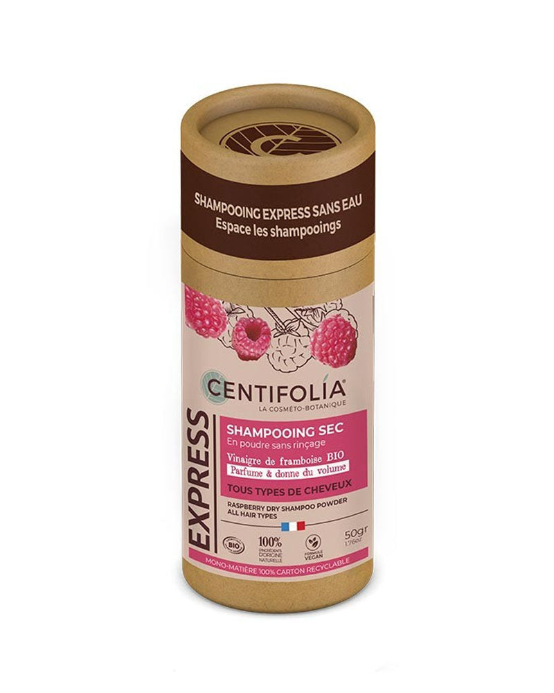 Champú seco en polvo sin enjuague Centifolia 50 g - Frambuesa