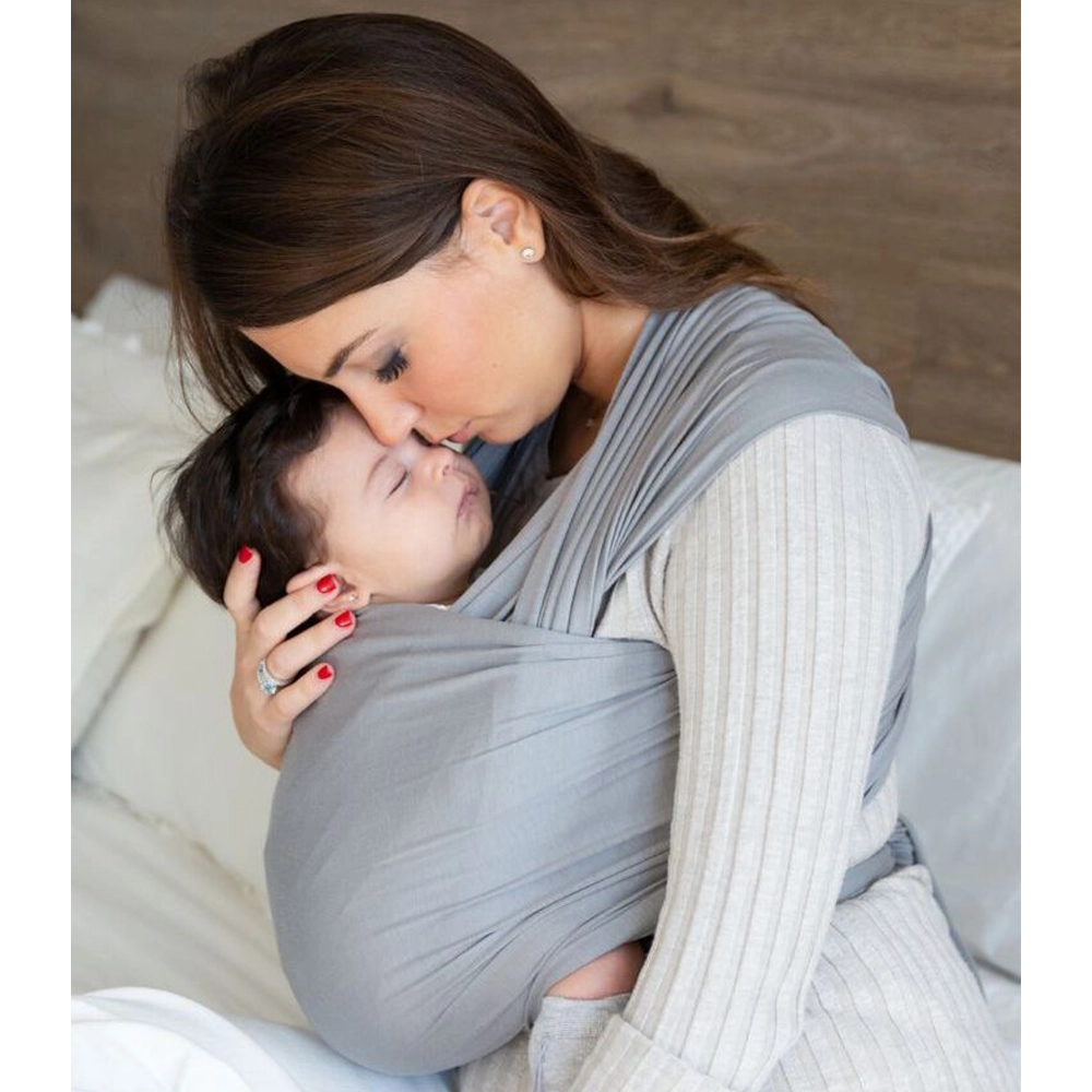 BébéYo Écharpe de Portage - Silver