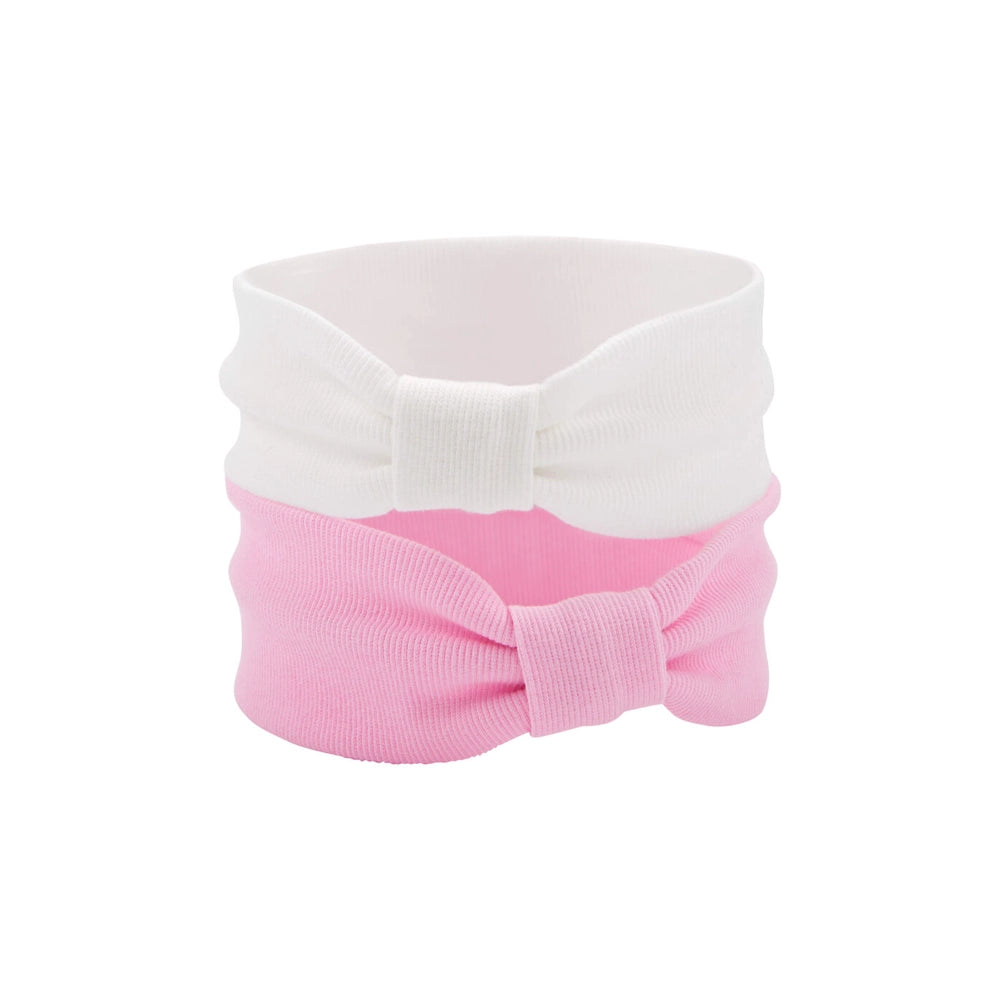 Juego de 2 diademas Carter's - Blanco y rosa