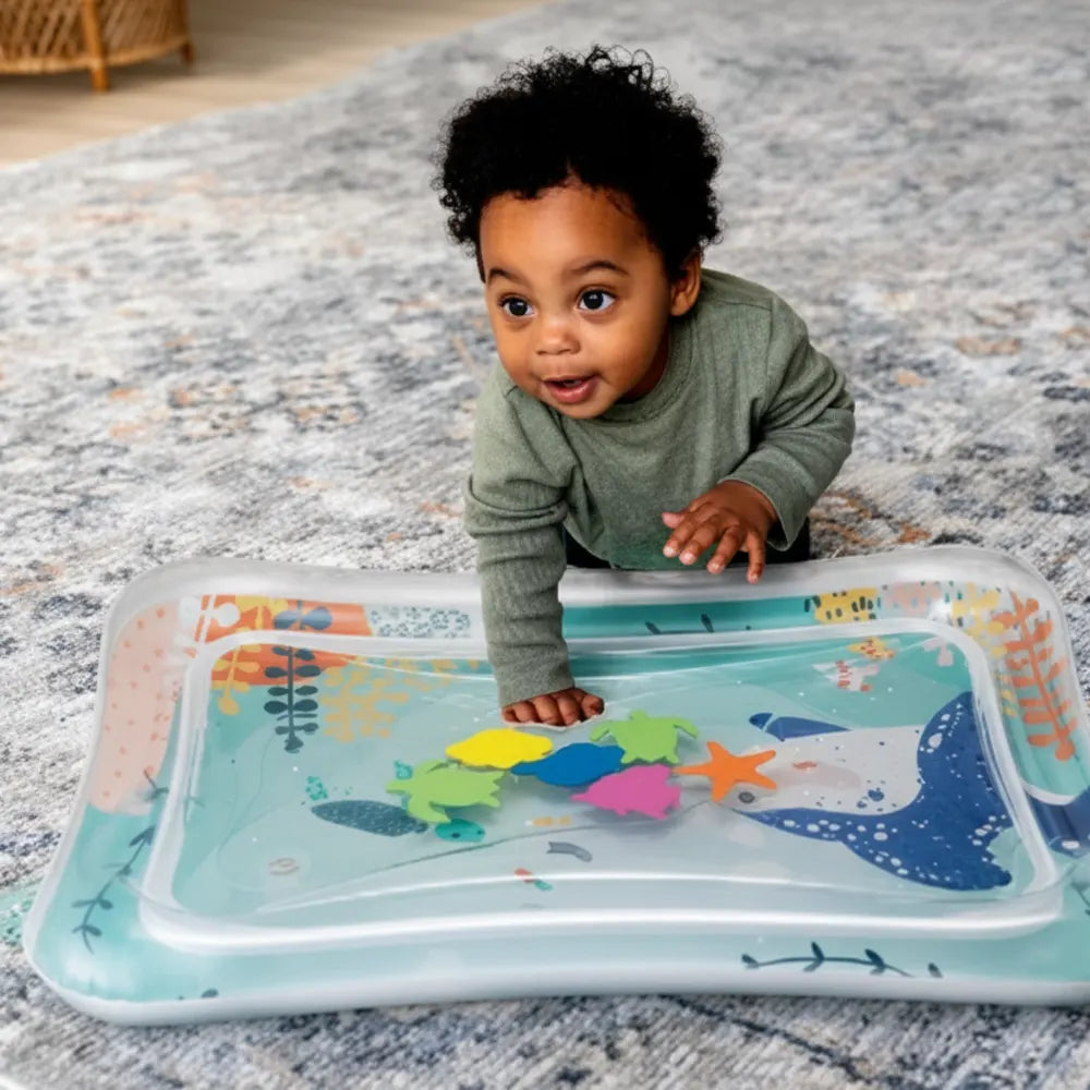 Infantino Grand Tapis D'eau Gonflable Océan - 3M+