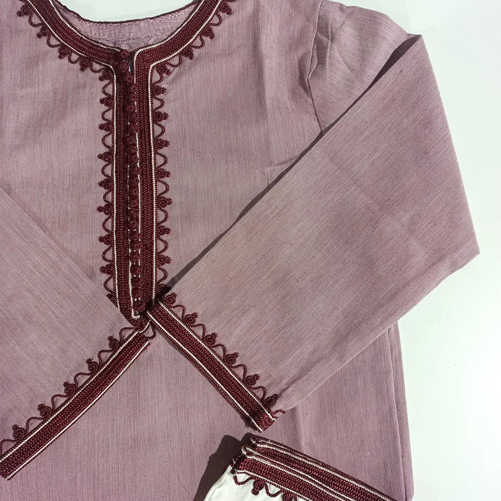 Mami Cami Jabadour Boy - Brick Red & White