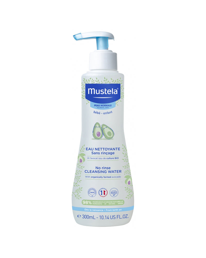 Mustela Agua Limpiadora Sin Enjuague con Aguacate - 300 ml