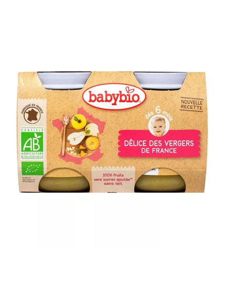 Babybio Petit Pot Délice des Vergers 2x 130g