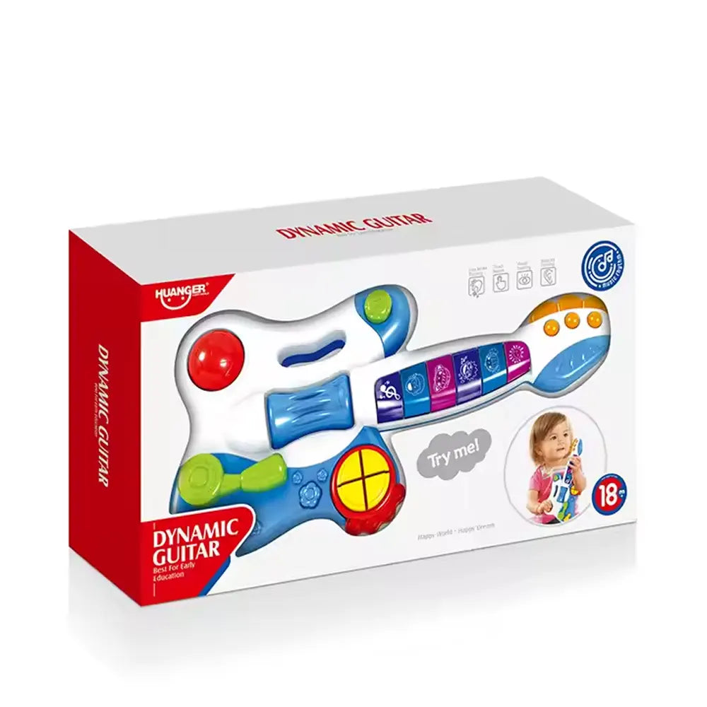 Huanger Guitarra Musical y Dinámica +18M - Rosa