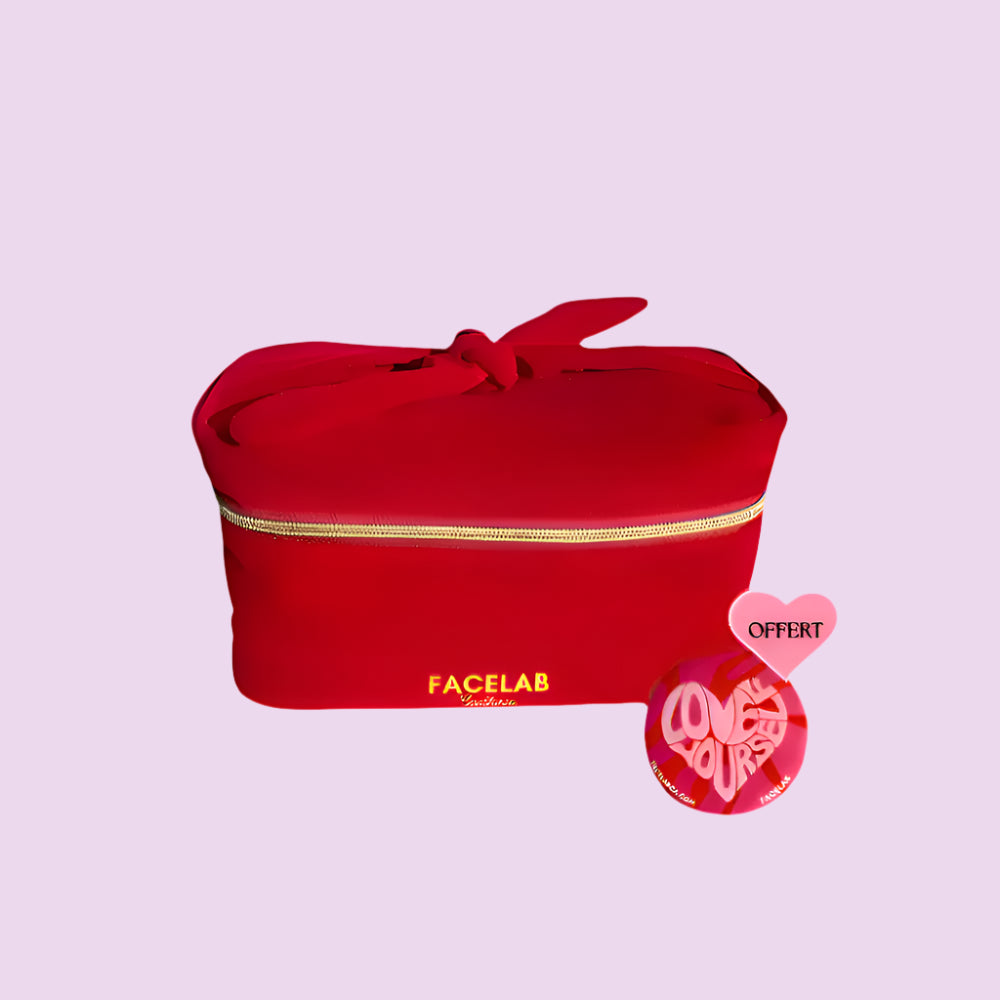 Facelab Trousse Bow Vanity avec Noeud + Mirroir Offert!