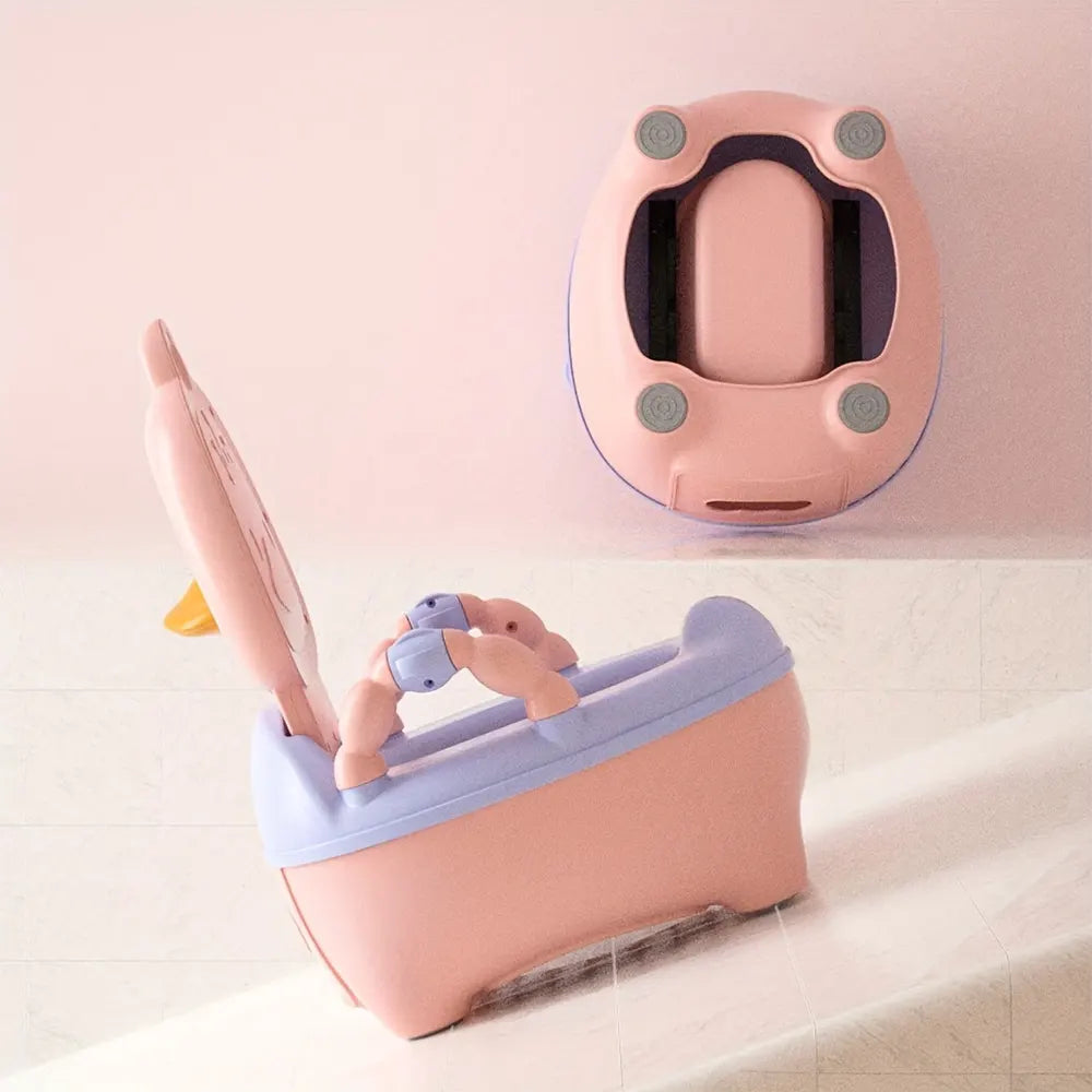 Orinal de aprendizaje con tapa - Tema Pato