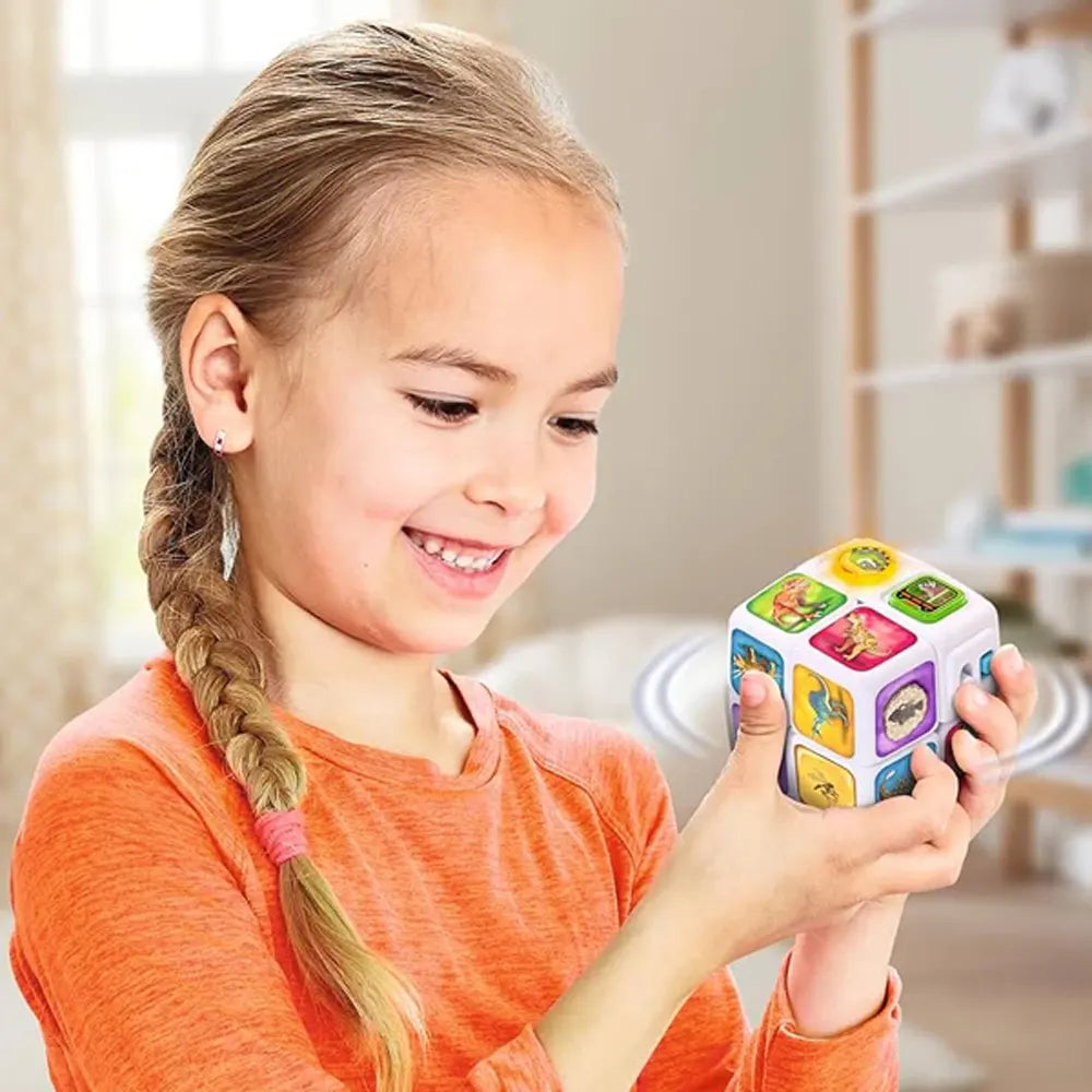 Vtech Cubo Interactivo Parlante Dinos - 4A+
