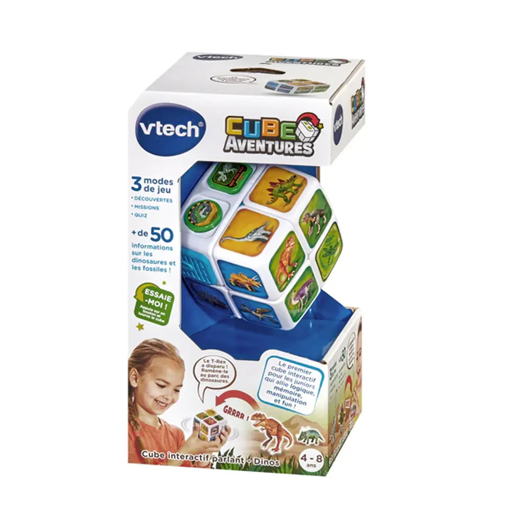 Vtech Cubo Interactivo Parlante Dinos - 4A+