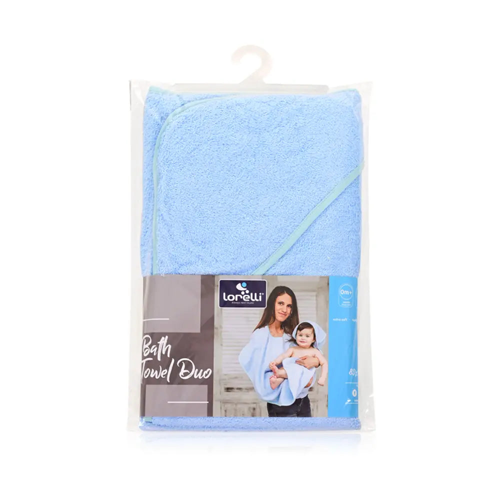 Lorelli Serviette de Bain à Capuche Duo 80x100 cm - Bleu