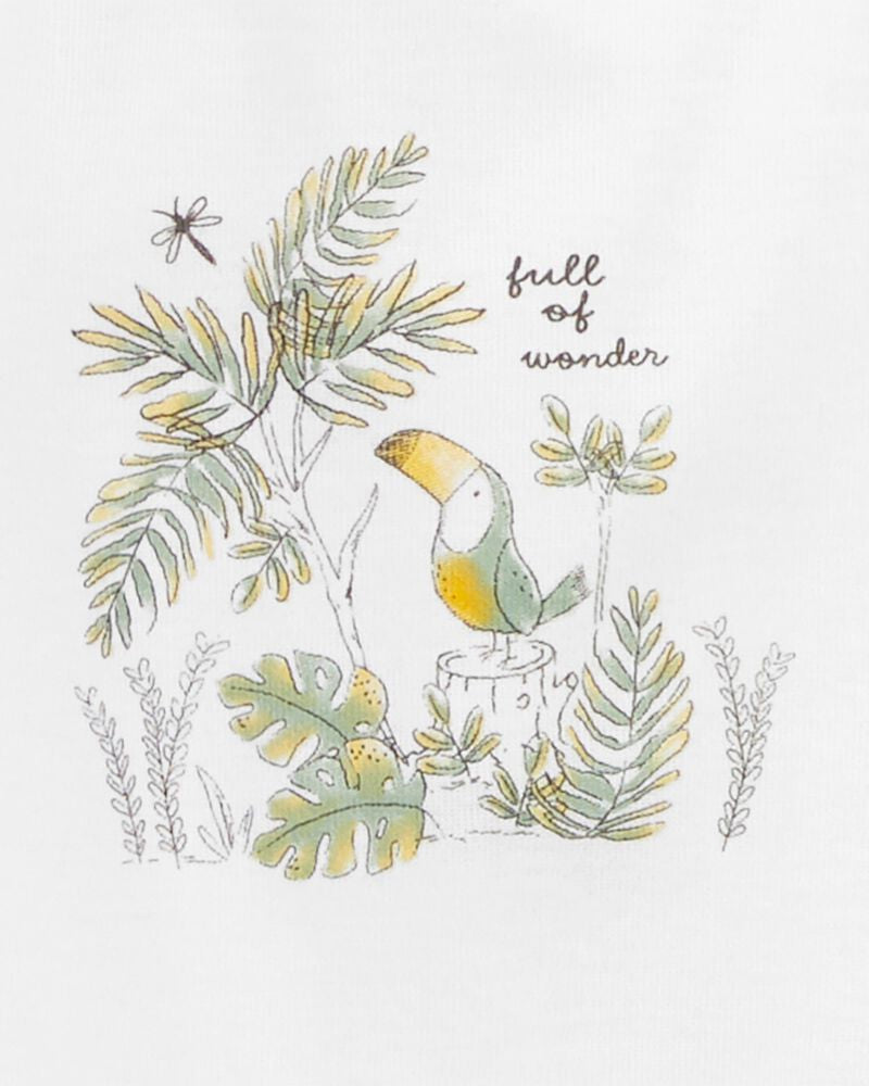 Lot de 5 Bodies Carter's - Jaune & Blanc