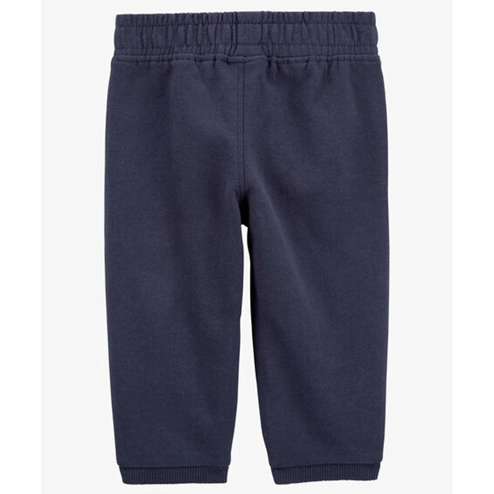 Pantalón de jogging de felpa sin cierre para Bebé Carter's - Azul