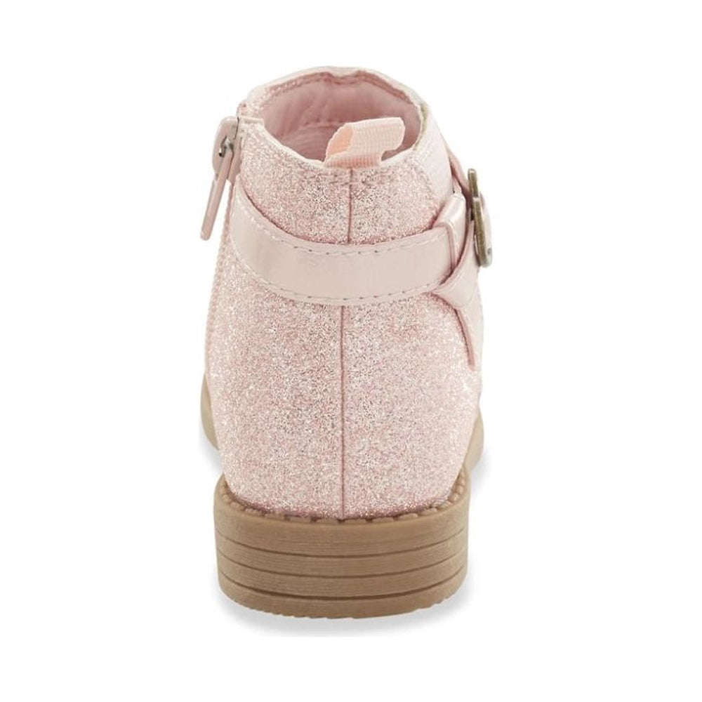 حذاء برقبة كارترز لامع - ذهبي وردي