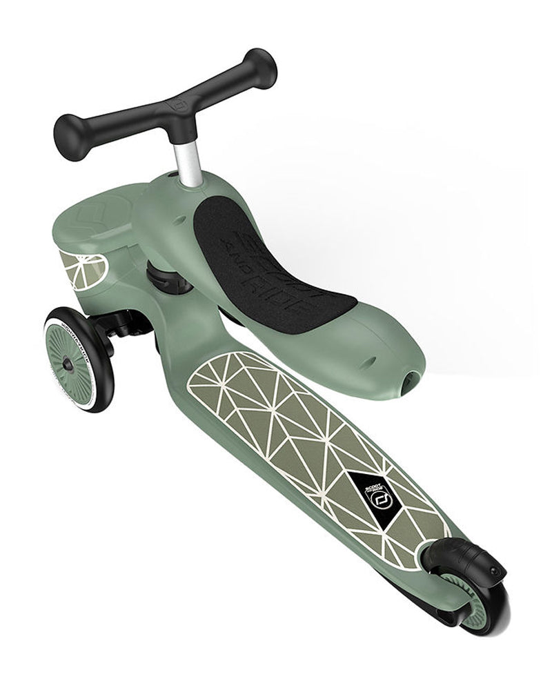 Scooter 2 en 1 Scoot And Ride Highwaykick 1 Lifestyle - Líneas verdes