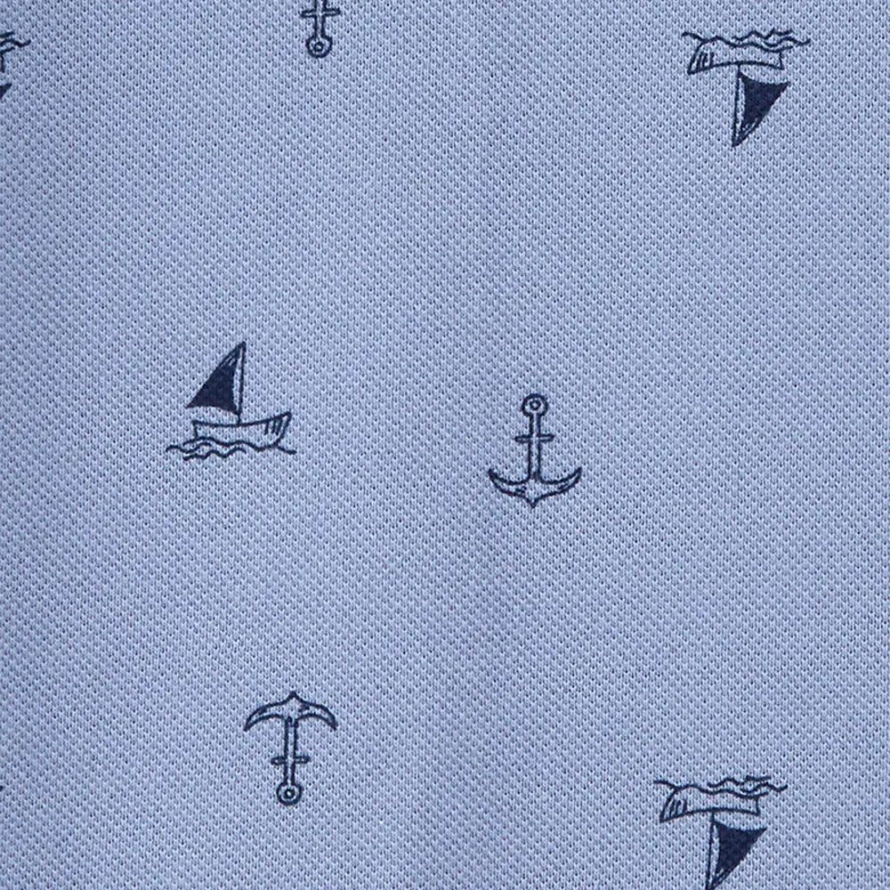 Barboteuse à Col Bateau Carter's - Bleu