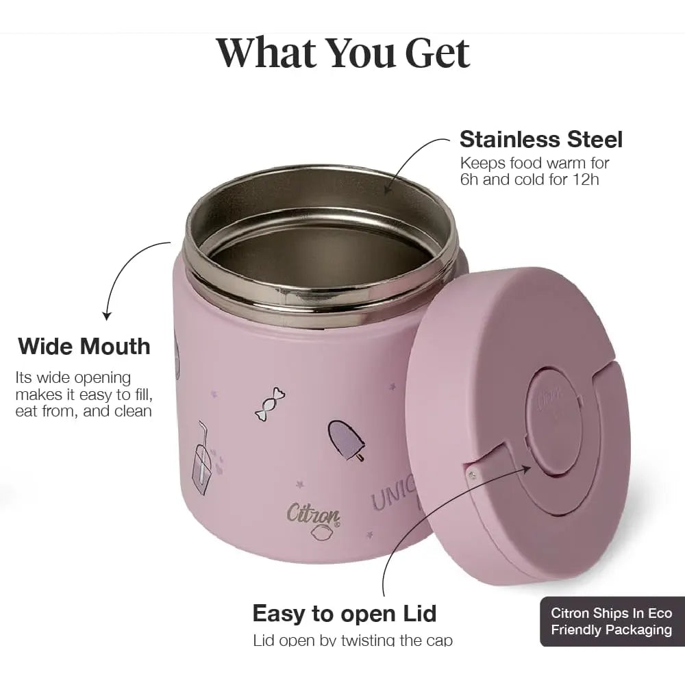Citron Boîte Alimentaire Thermique Classique 350 ml – Stormy Unicorn