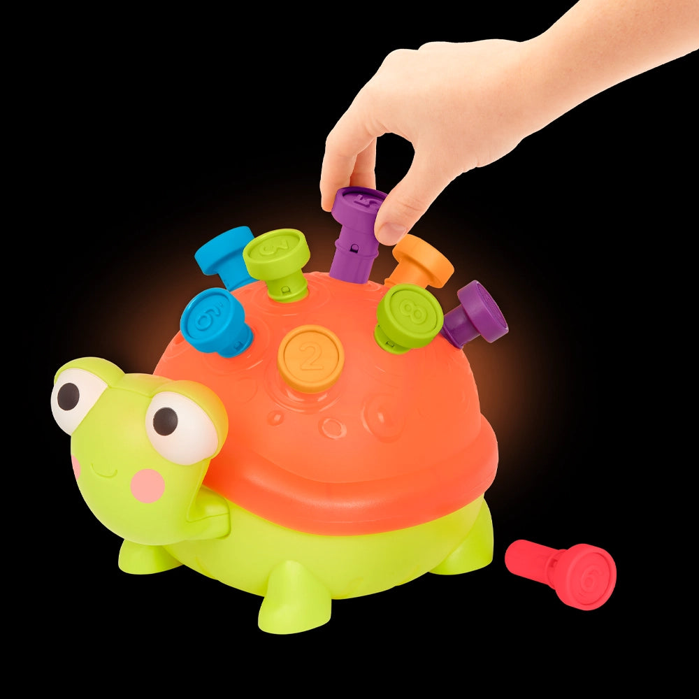 B. Juguetes Clavijas para Contar Tortuga Educativa 18M+