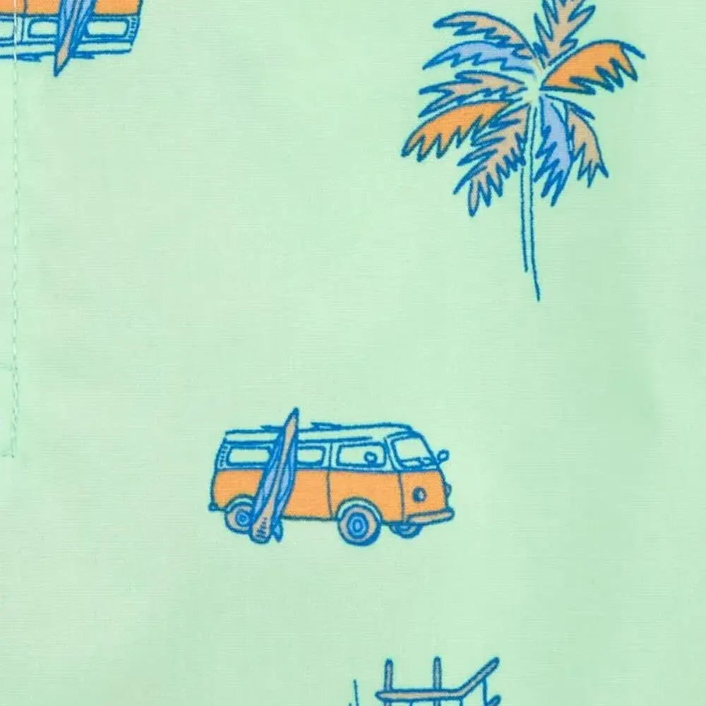 Barboteuse en Coton Carter's - Tropical Vert