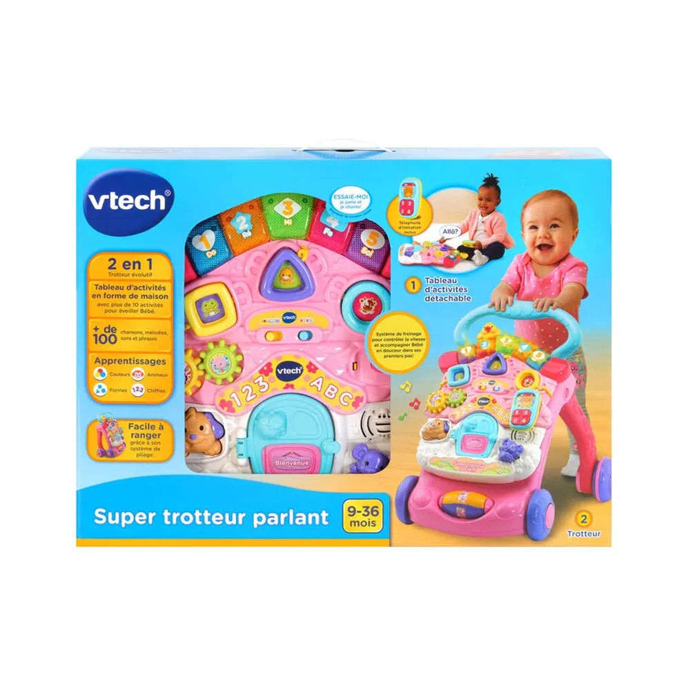 Vtech Super Andador Rosa - 9M+