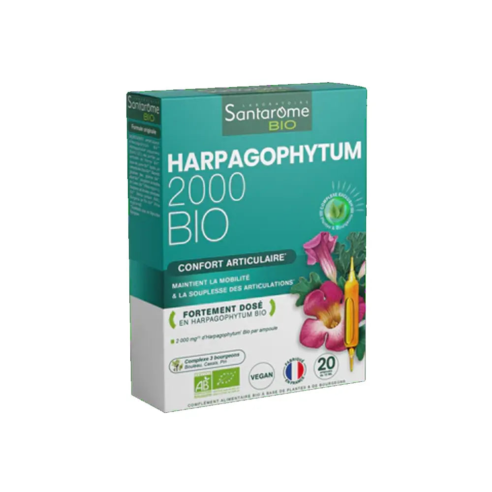 Santarome Organic Harpagophytum 2000 - 20 Ampoules