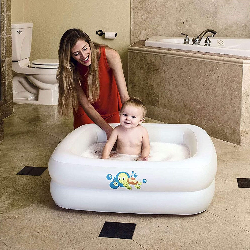 Bestway Piscine Gonflable Carrée FLUO 86x86x25cm