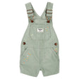 Salopette Short & Brodée de Fleurs OshKosh - Vert