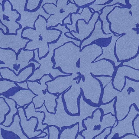 Barboteuse en Coton Carter's - Fleurie Bleu