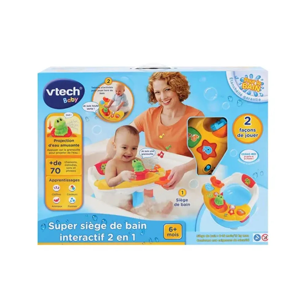 Vtech Super Siège de Bain Interactif 2 en 1 – 6M+