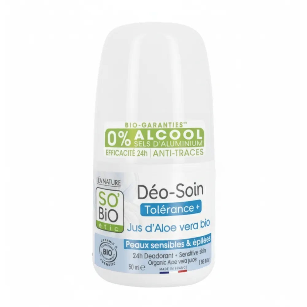So’Bio Étic Déodorant Tolerance+ Aloe Vera - 50ml