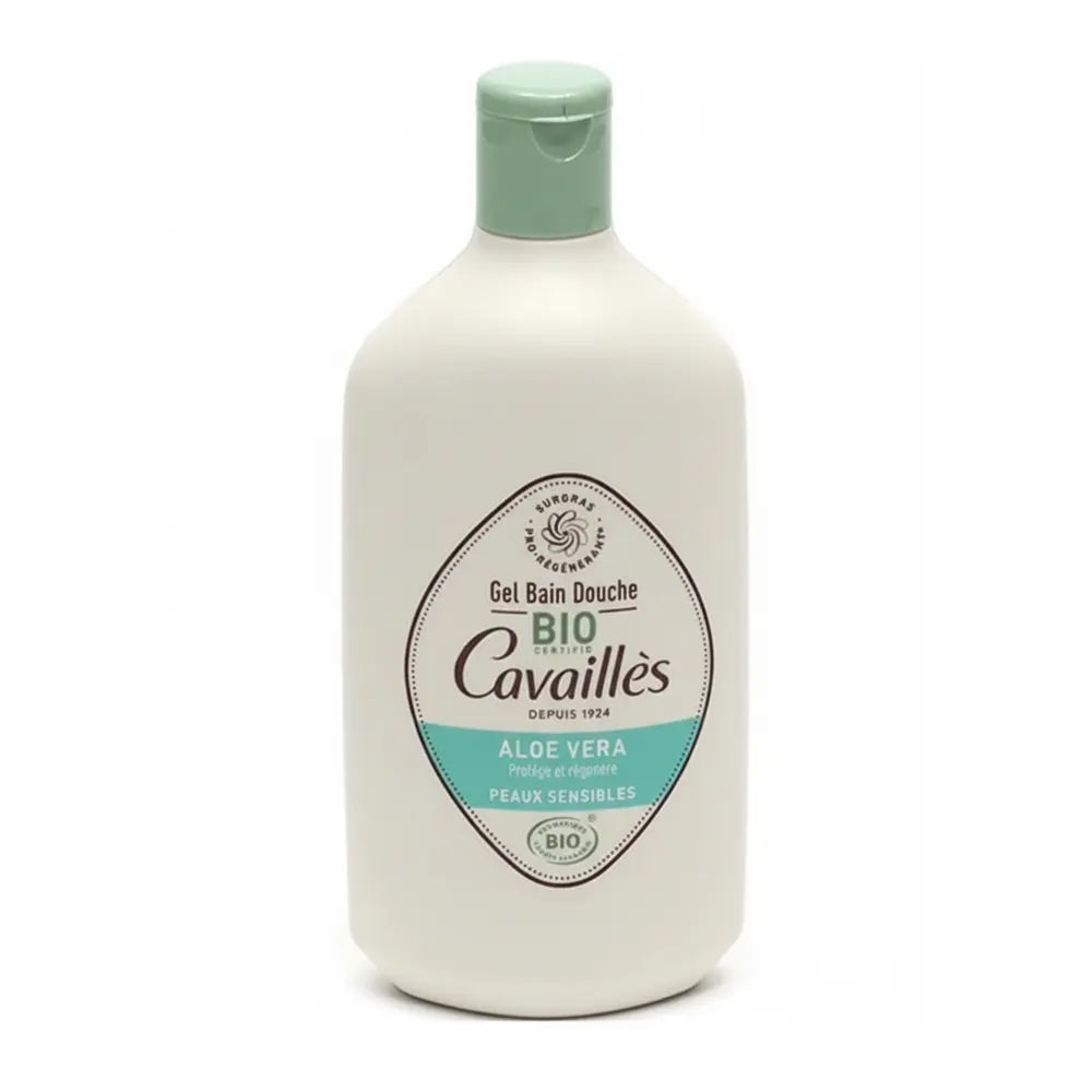 Rogé Cavaillès Gel de Baño y Ducha con Aloe Vera Orgánico para Pieles Secas - 400ml