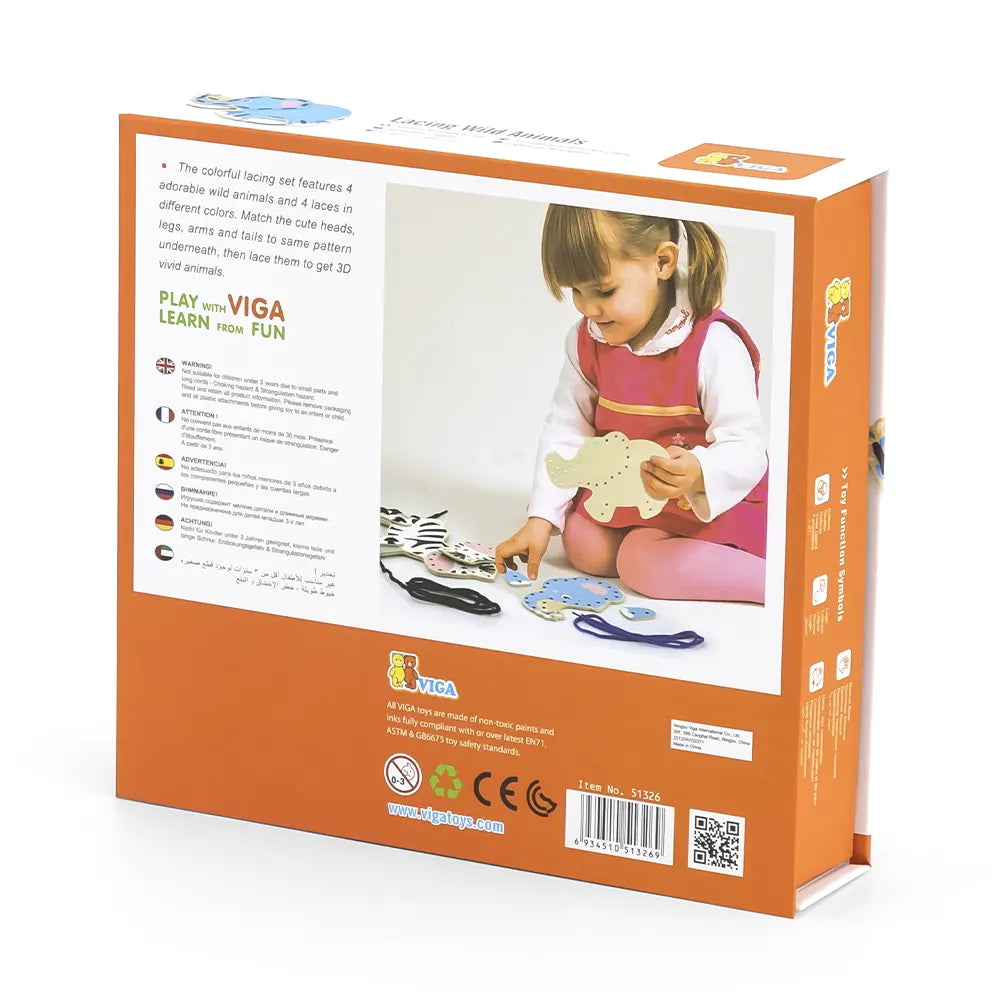 Viga Toys Animales Salvajes para Encaje 3A+