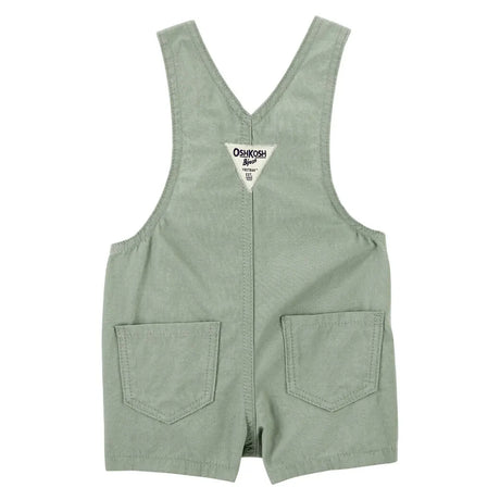 Salopette Short & Brodée de Fleurs OshKosh - Vert