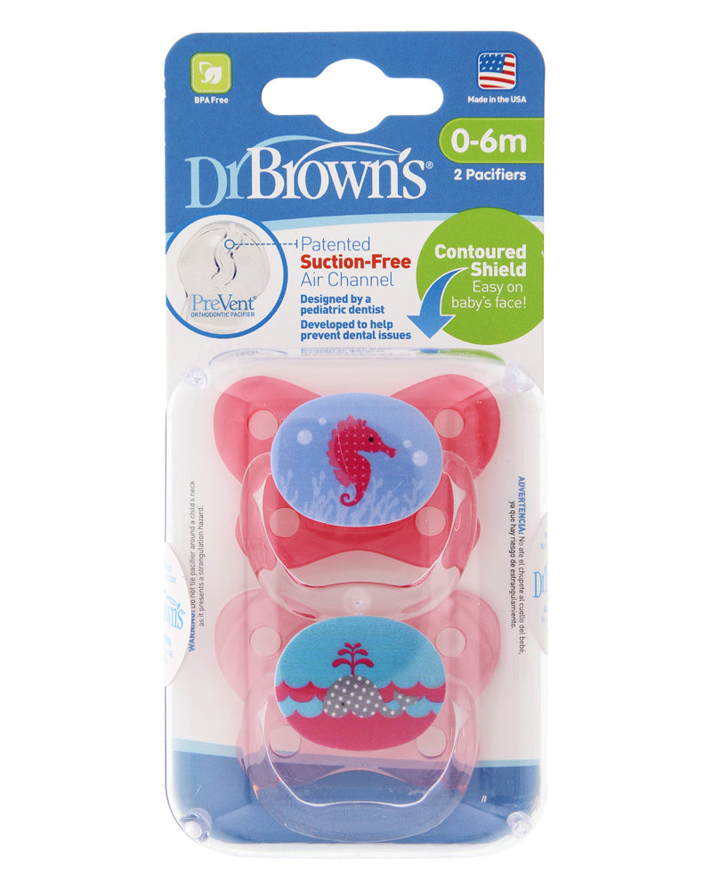 دكتور براونز عبوة من لهايتين درع فراشة المرحلة الاولى 0-6 أشهر - وردية