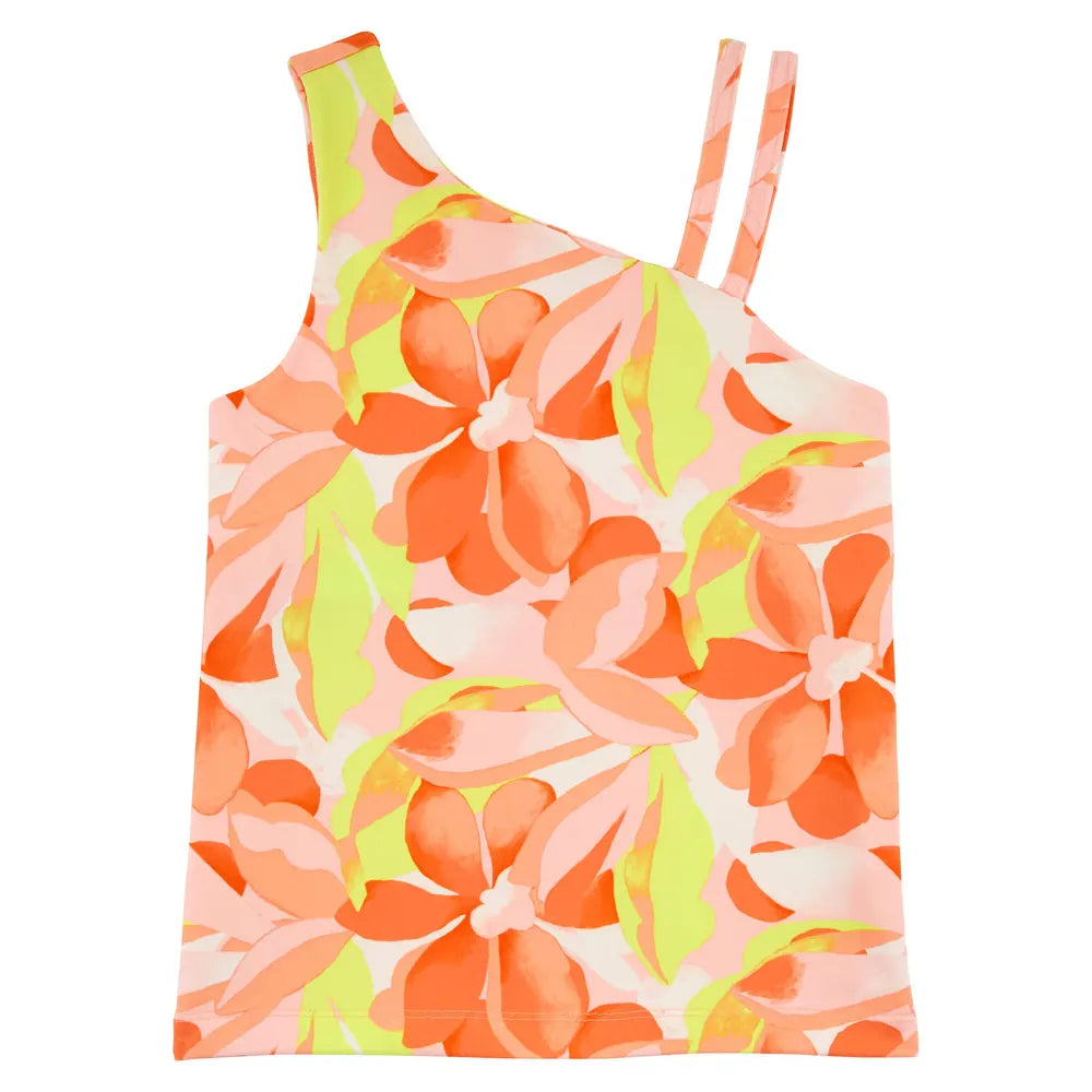 Camiseta sin mangas de tela BeCool de Carter - Coral Floral