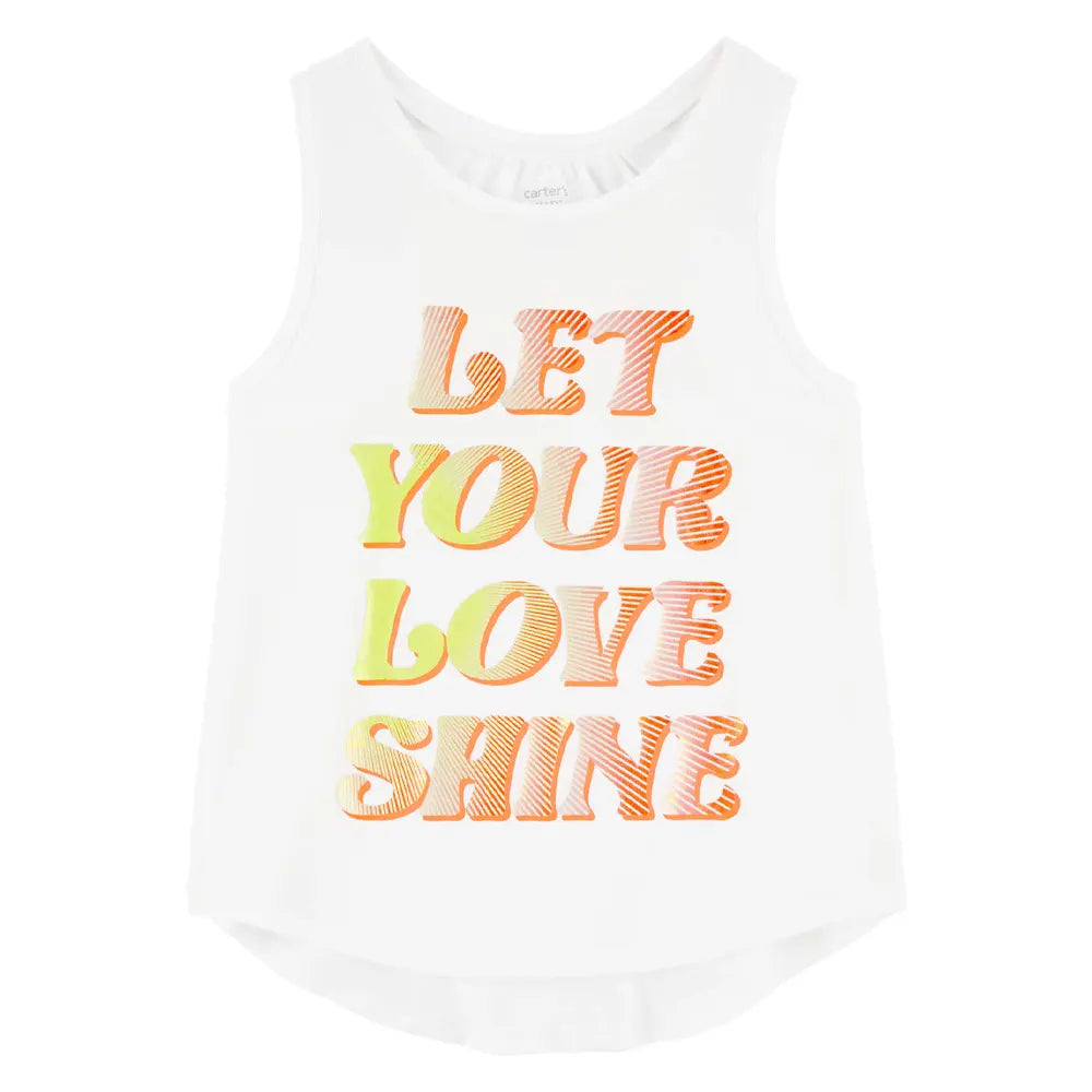 Camiseta sin mangas de tela BeCool de Carter - Marfil