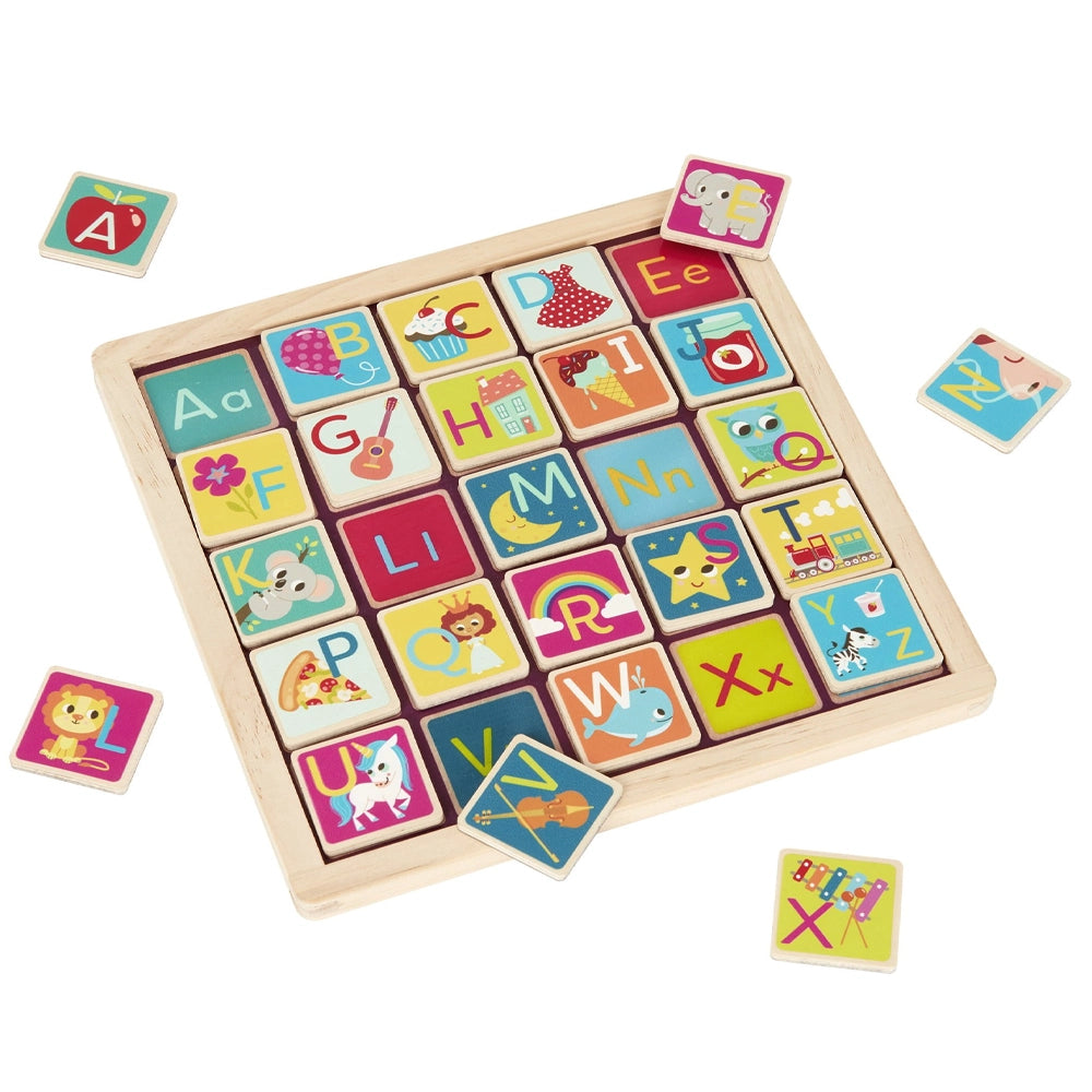 B. Toys Puzzle Alfabeto Magnético de Madera 2A+