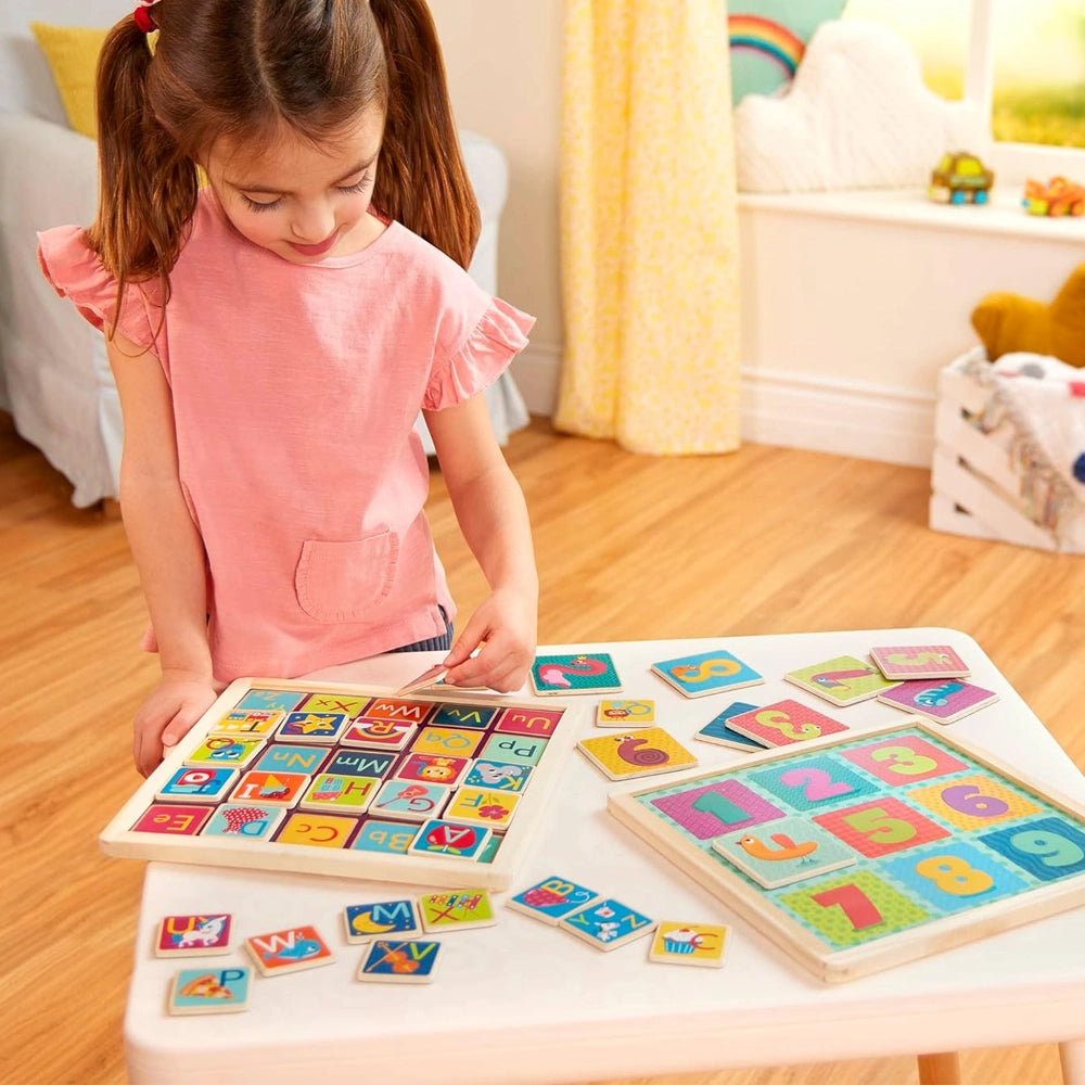 B. Toys Puzzle Alphabet Magnétique en Bois 2A+