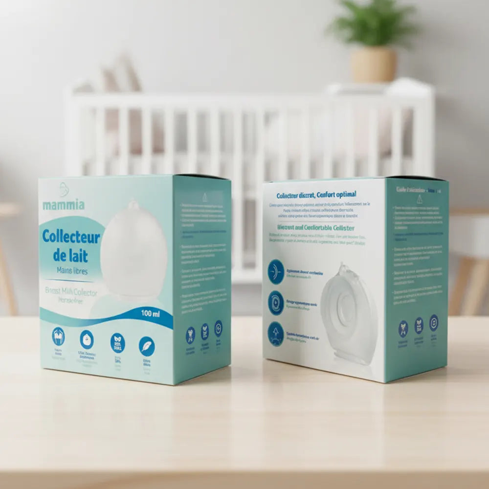 ماميا جامع حليب الأم بدون استخدام اليدين – 100 مل