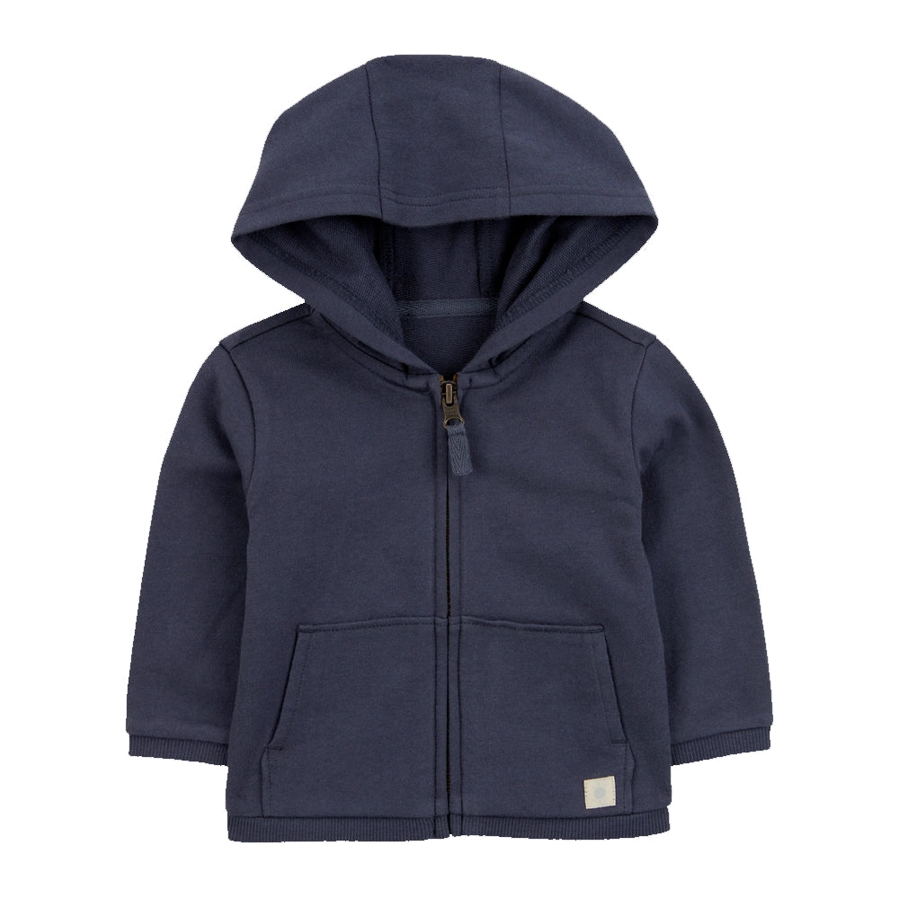 Sudadera de felpa con capucha y cremallera para Bebé Carter's - Azul