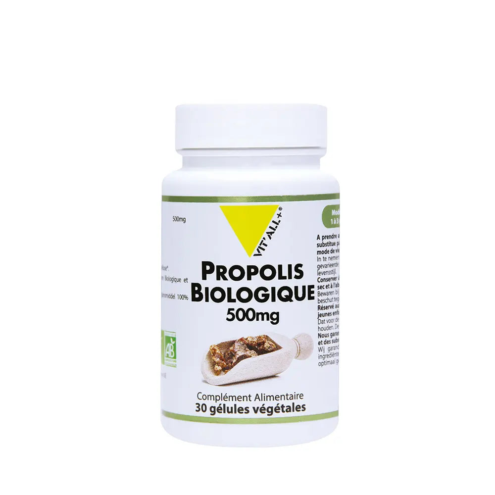 Vit'All+ Propóleo Orgánico 500 mg – 30 Cápsulas