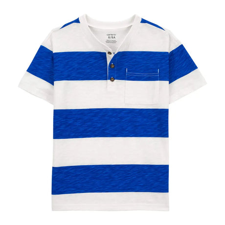 T-Shirt Rayé Carter's - Bleu & Blanc
