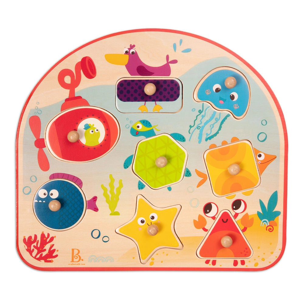 B. Toys Wooden Sea Treasures Puzzle 18M+