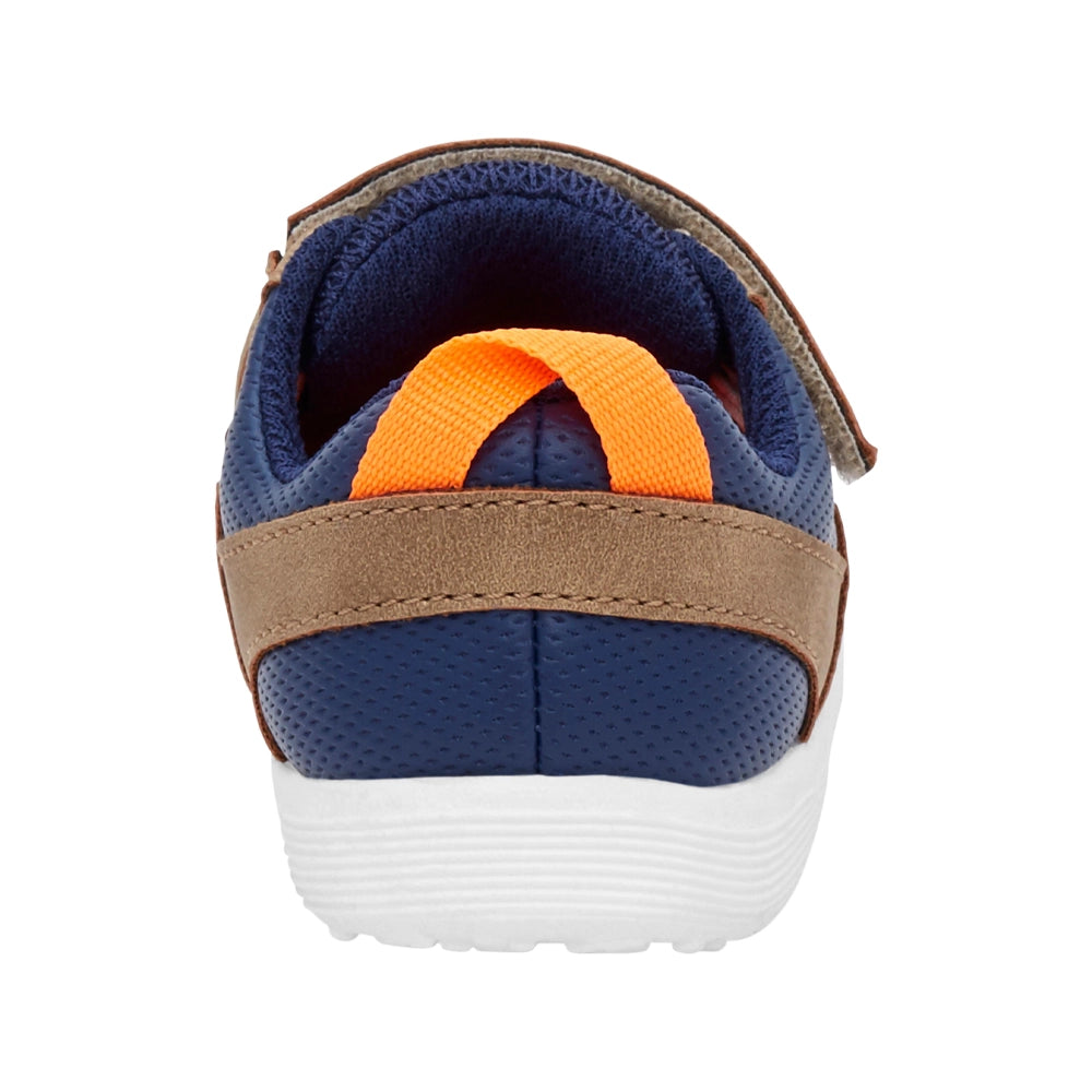 Baskets Athletic Every Step Carter's Baby Shoes - Bleu & Marron