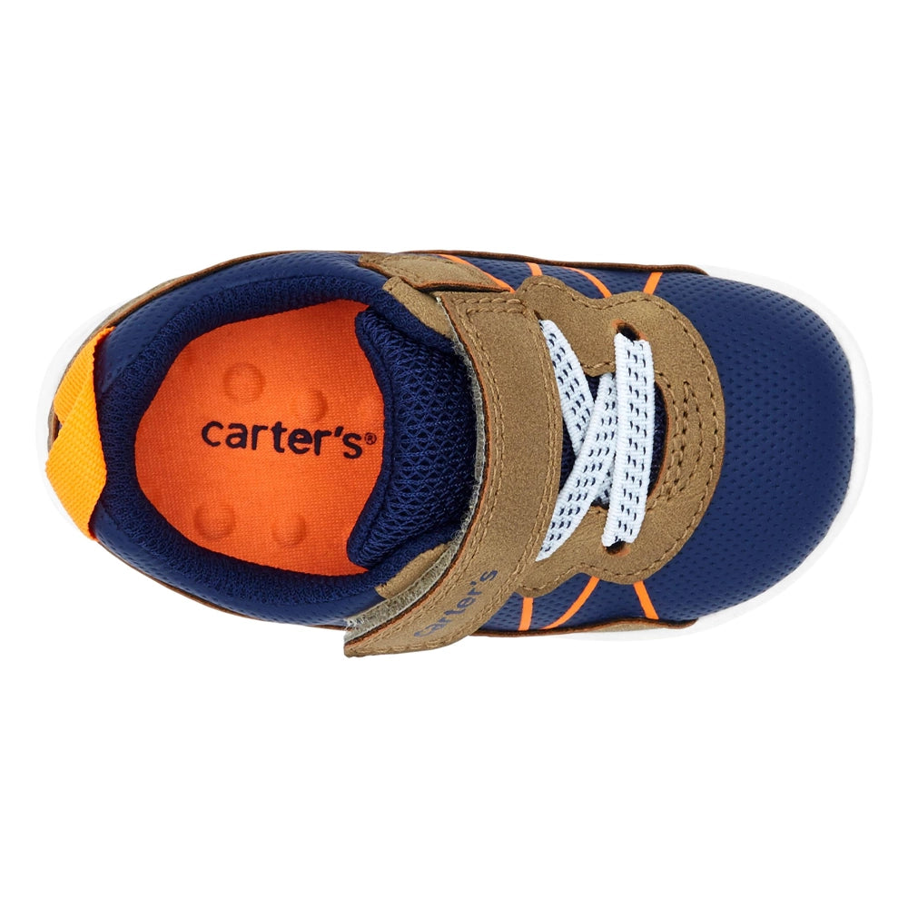 Baskets Athletic Every Step Carter's Baby Shoes - Bleu & Marron