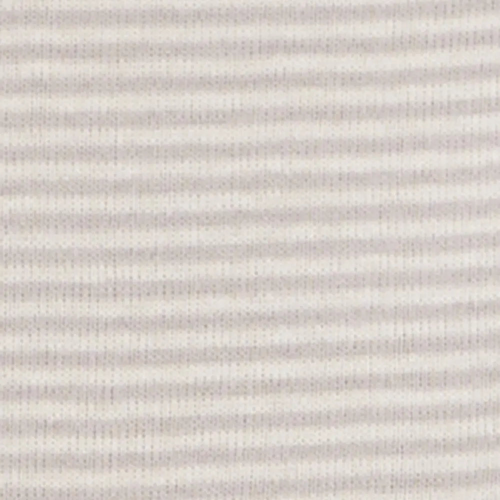 Lot de 5 Bodies à Manches Courtes Carter's - Gris & Crème